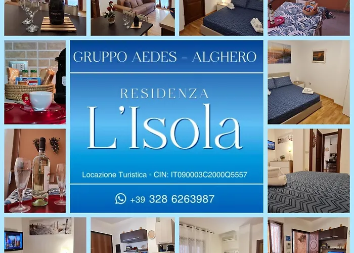 Lägenhet Gruppo Aedes Alghero, Residenza L'isola - 200 Mt Dalla Alghero